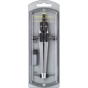 Šestilo FABER-CASTELL grip siv